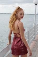 Load image into Gallery viewer, UO Textured Snake Print Mini Dress
